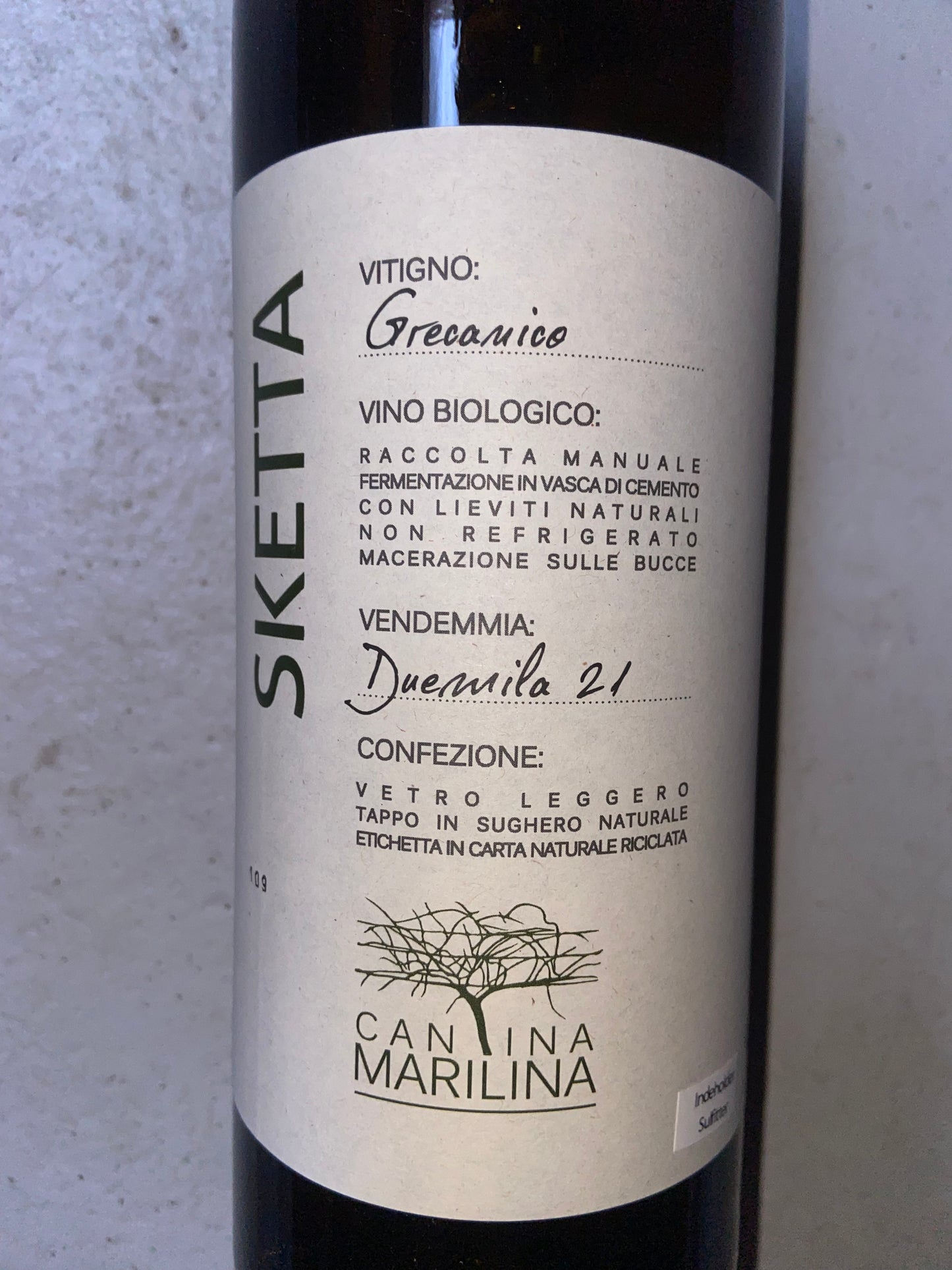 Cantina Marilina Sketta Grecanico 2021 - Vinskabt