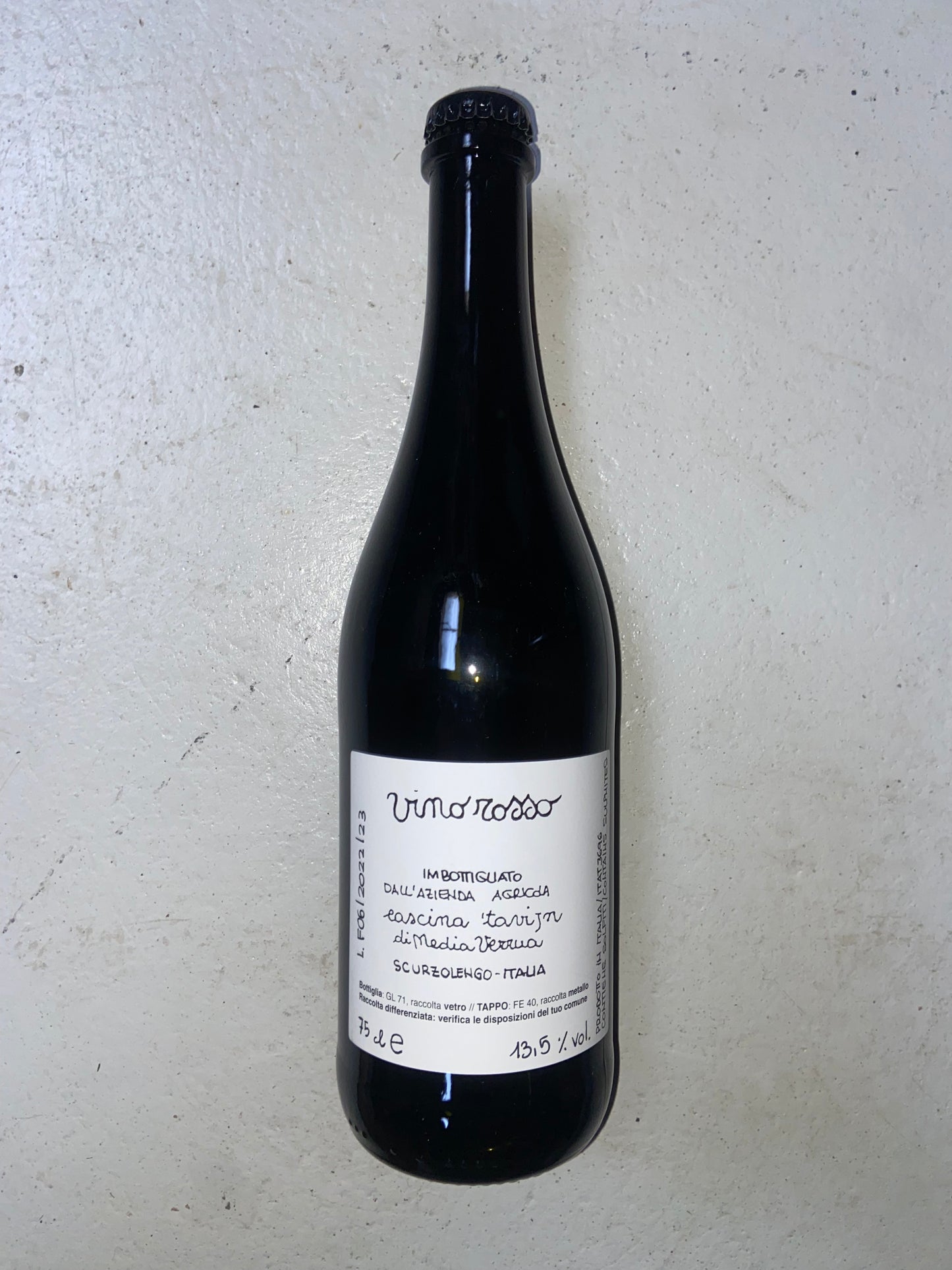 Cascina Tavijn, Vino Rosso - Vinskabt
