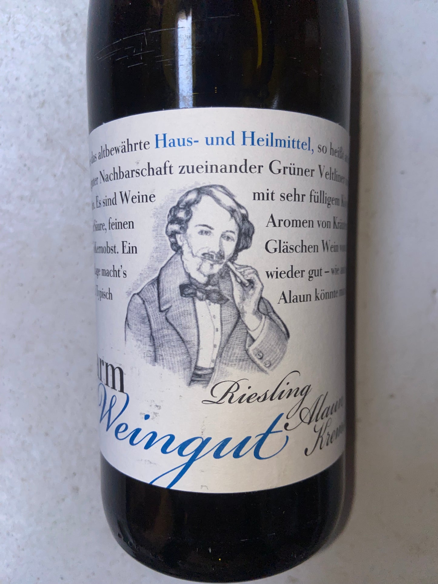 Weingut Harm Alaun, Riesling - Vinskabt