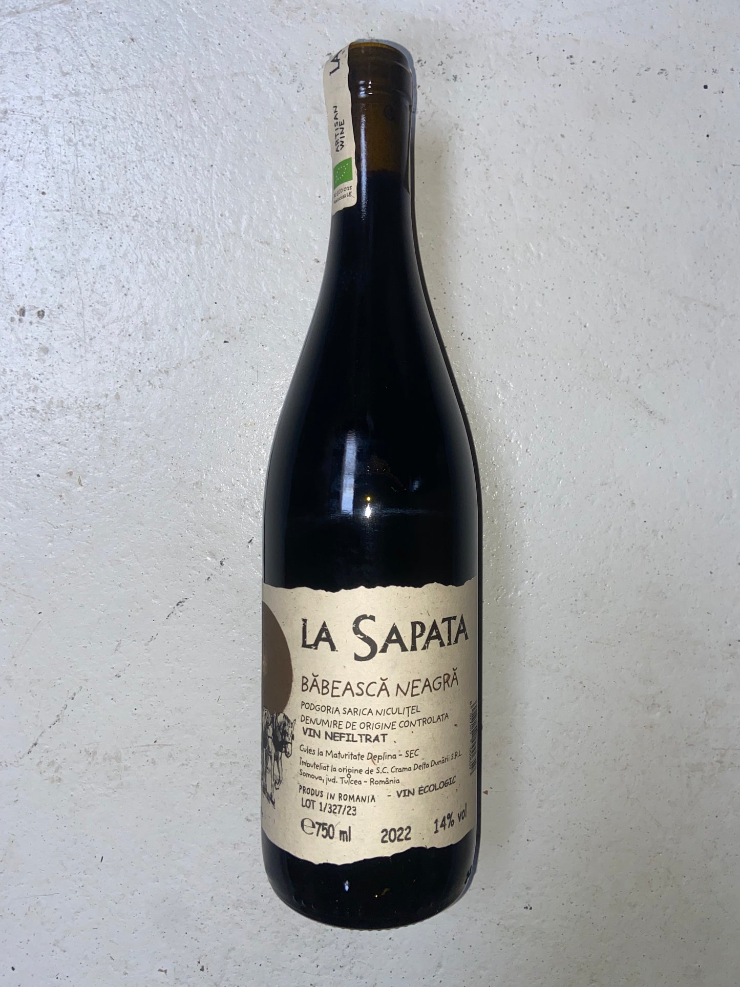 La Sapata Babeasca Neagra ØKO - Vinskabt