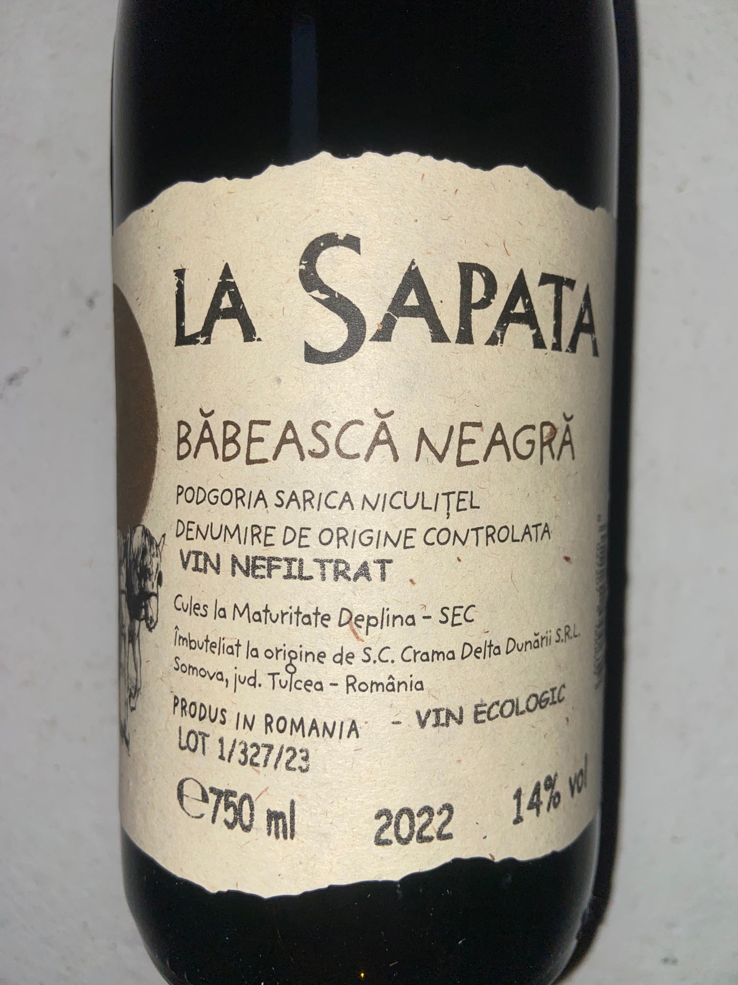 La Sapata Babeasca Neagra ØKO - Vinskabt