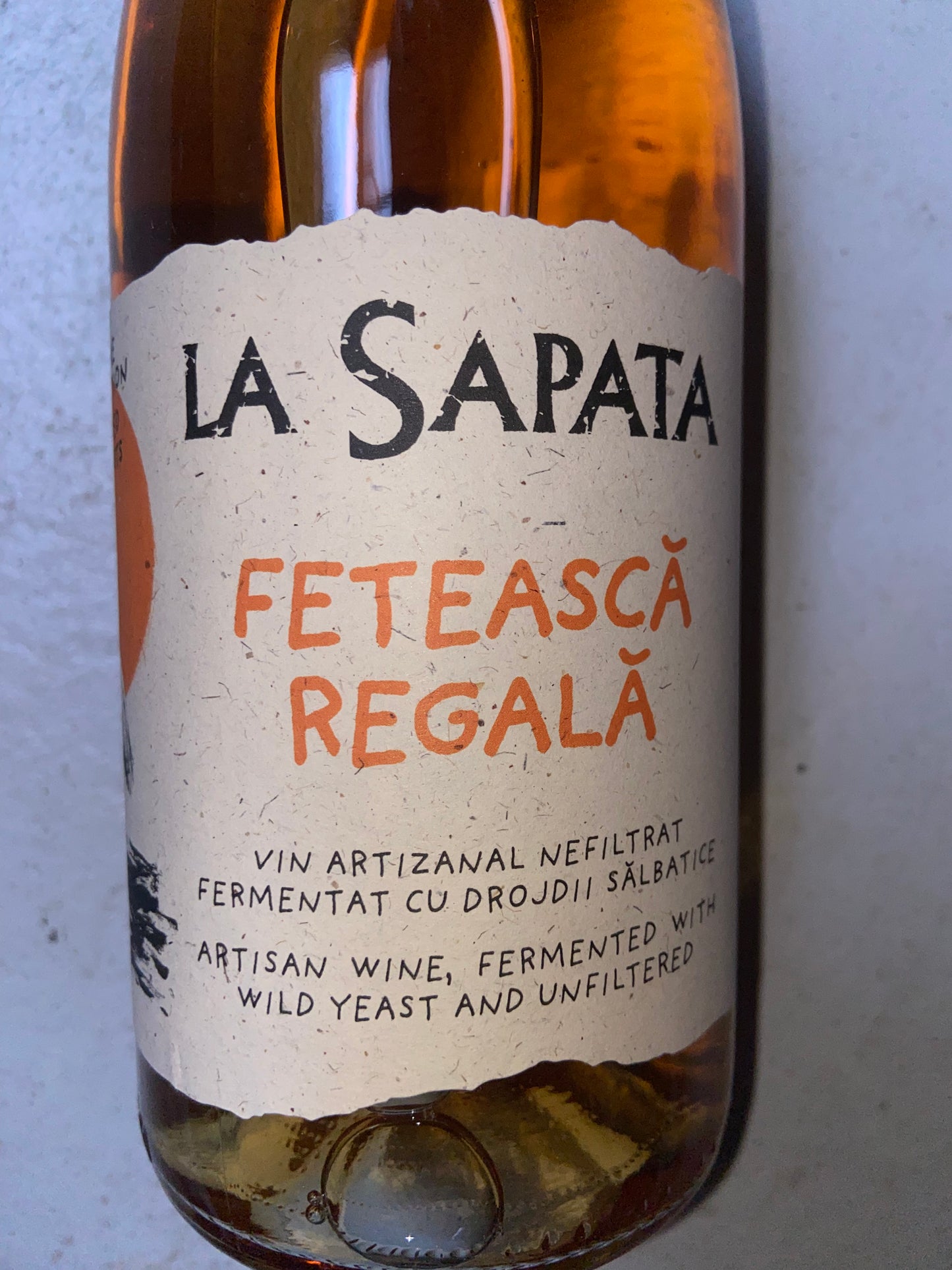 La Sapata Feteascā Regalā orange - Vinskabt