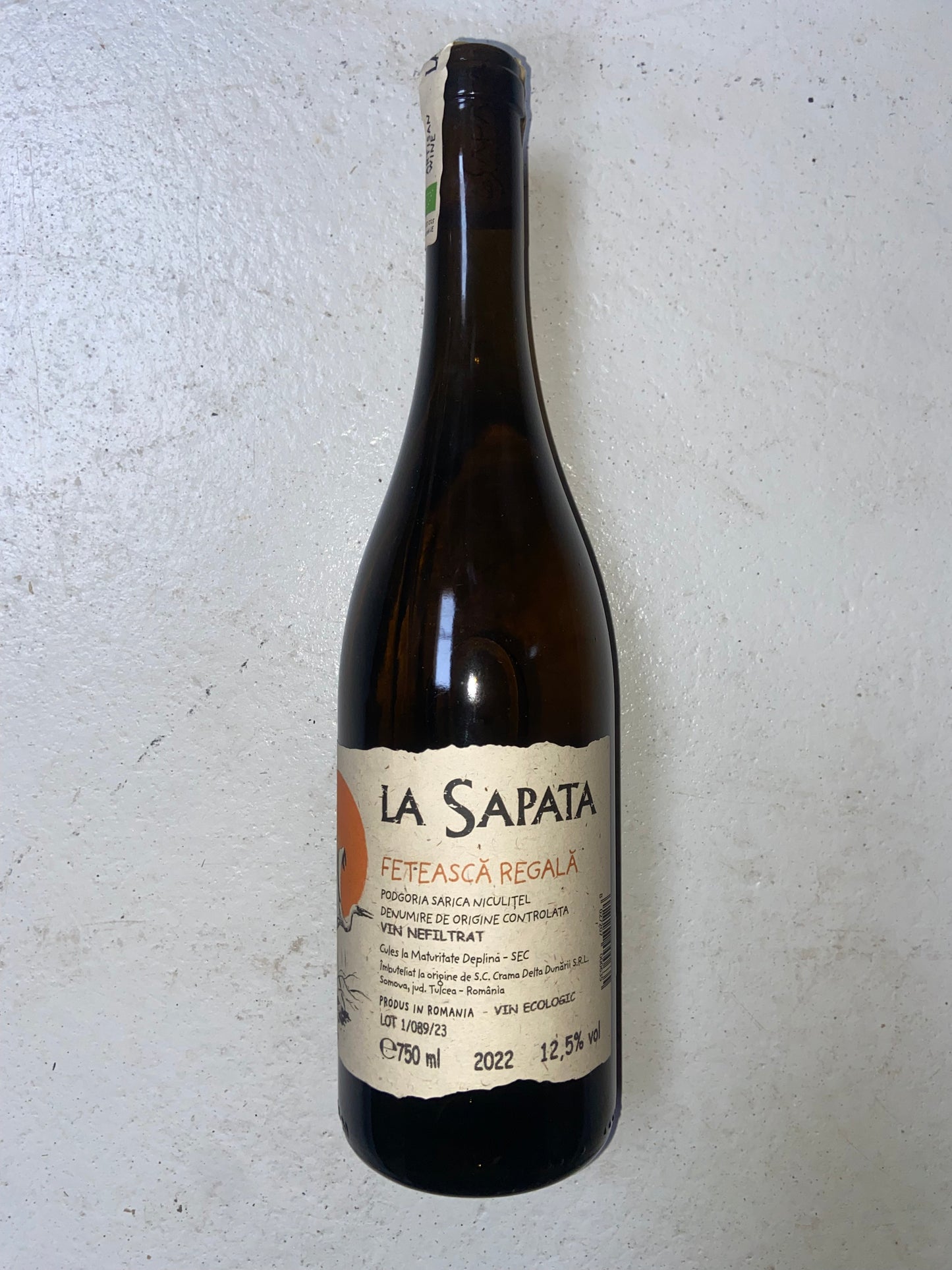 La Sapata Feteascā Regalā - Vinskabt