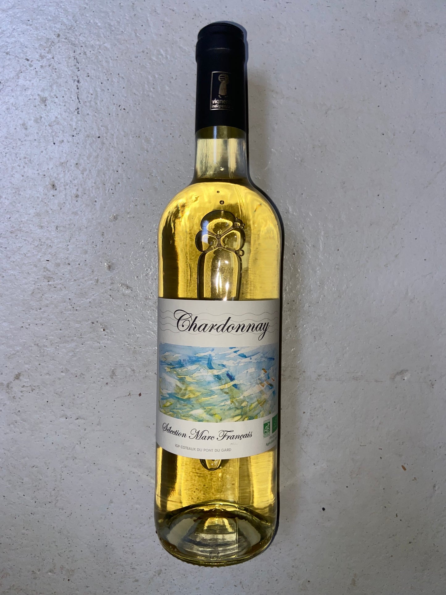 Saint Estéve d'Uchaux Chardonnay 2021, fransk biodynamisk vin