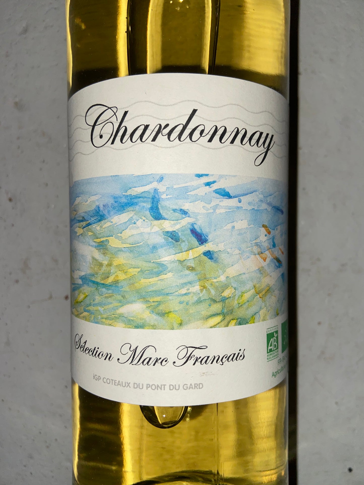Saint Estéve d'Uchaux Chardonnay 2021, fransk biodynamisk vin