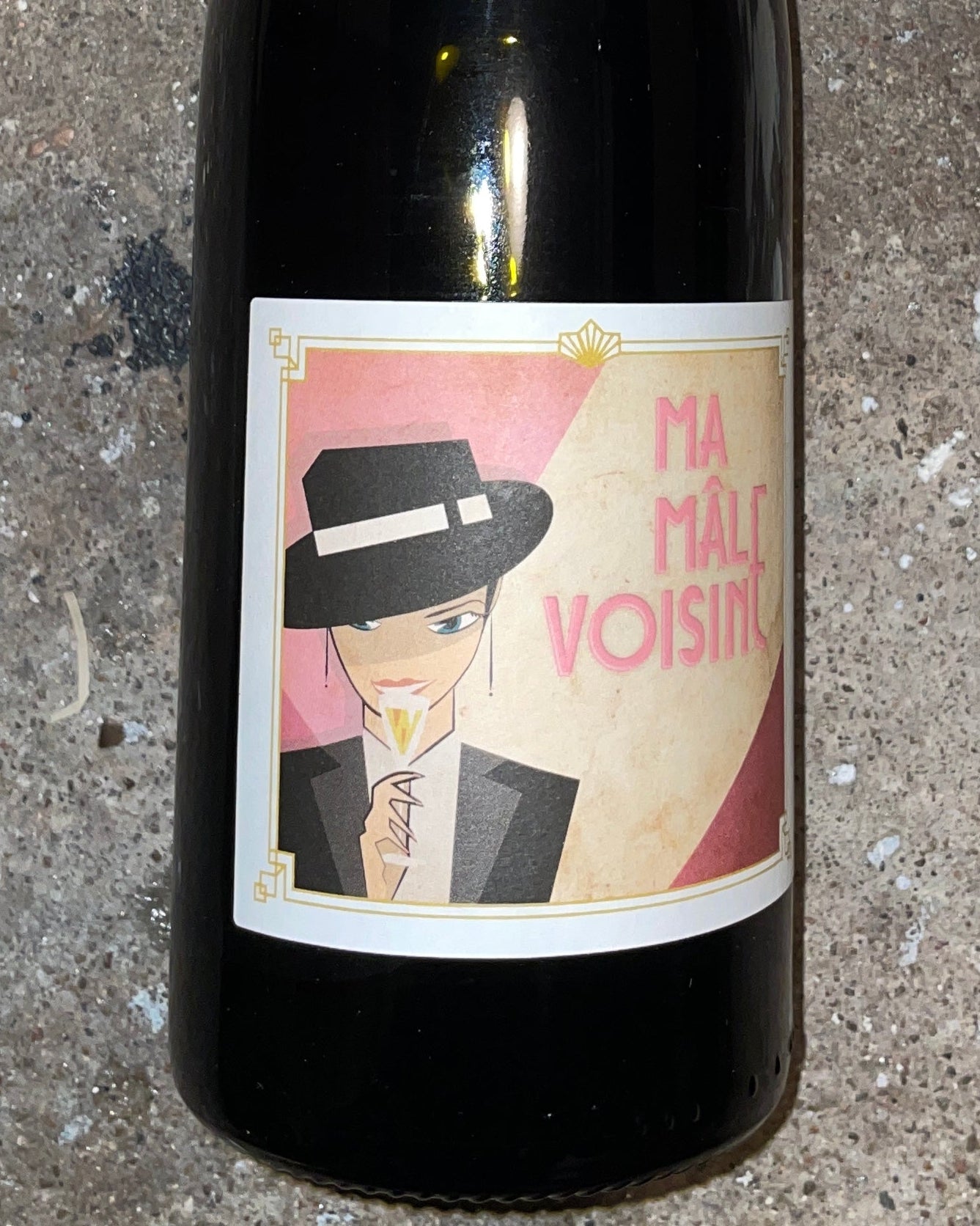 Domaine Jocelyn Staderoli, Ma Male Voisine, fransk økologisk lys rødvin fra Loire, lavet på 100% Pinot Gris - naturvin.