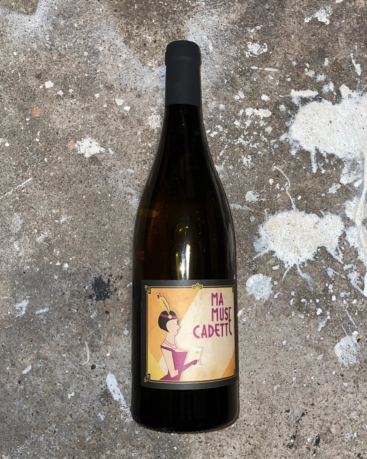 Domaine Jocelyn Staderoli, Ma Muse Cadette Noire, fransk økologisk hvidvin fra Loire, lavet på 100% Melon de Bourgogne - naturvin