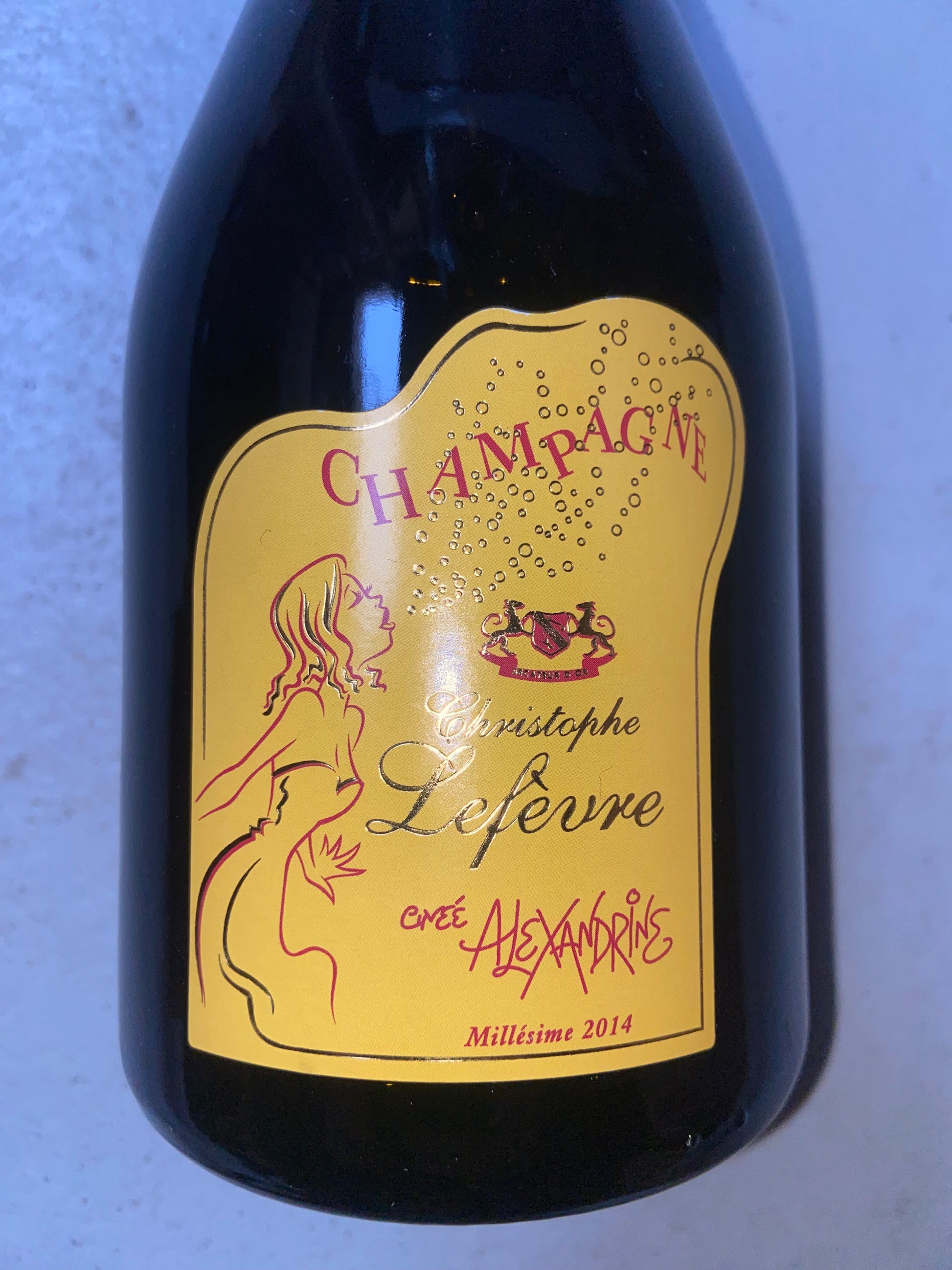 Christophe Lefévre Champagne Cuvée Alexandrine 2014 - Vinskabt