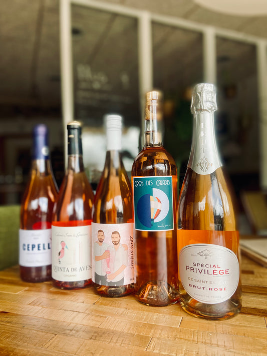 Smagekasse - Rosé (5 flasker)