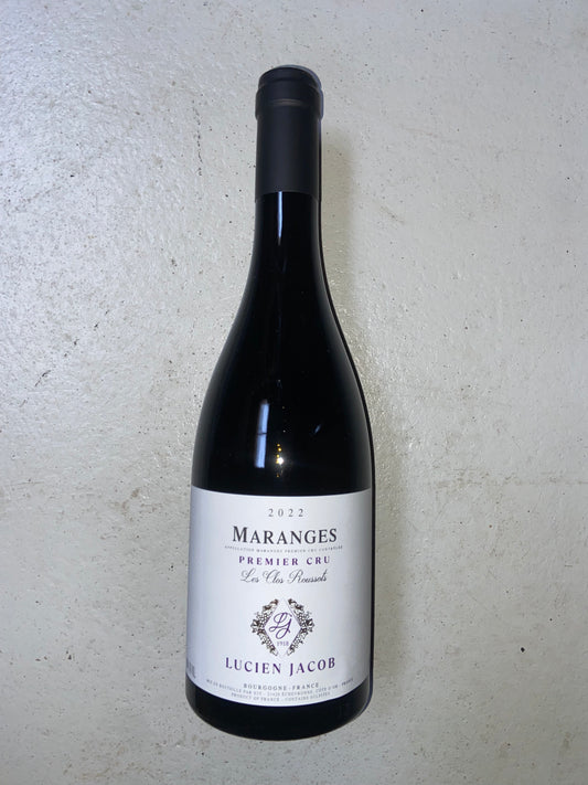 Lucien Jacob, Maranges, Premier Cru, "Les Clos Roussots" - Vinskabt