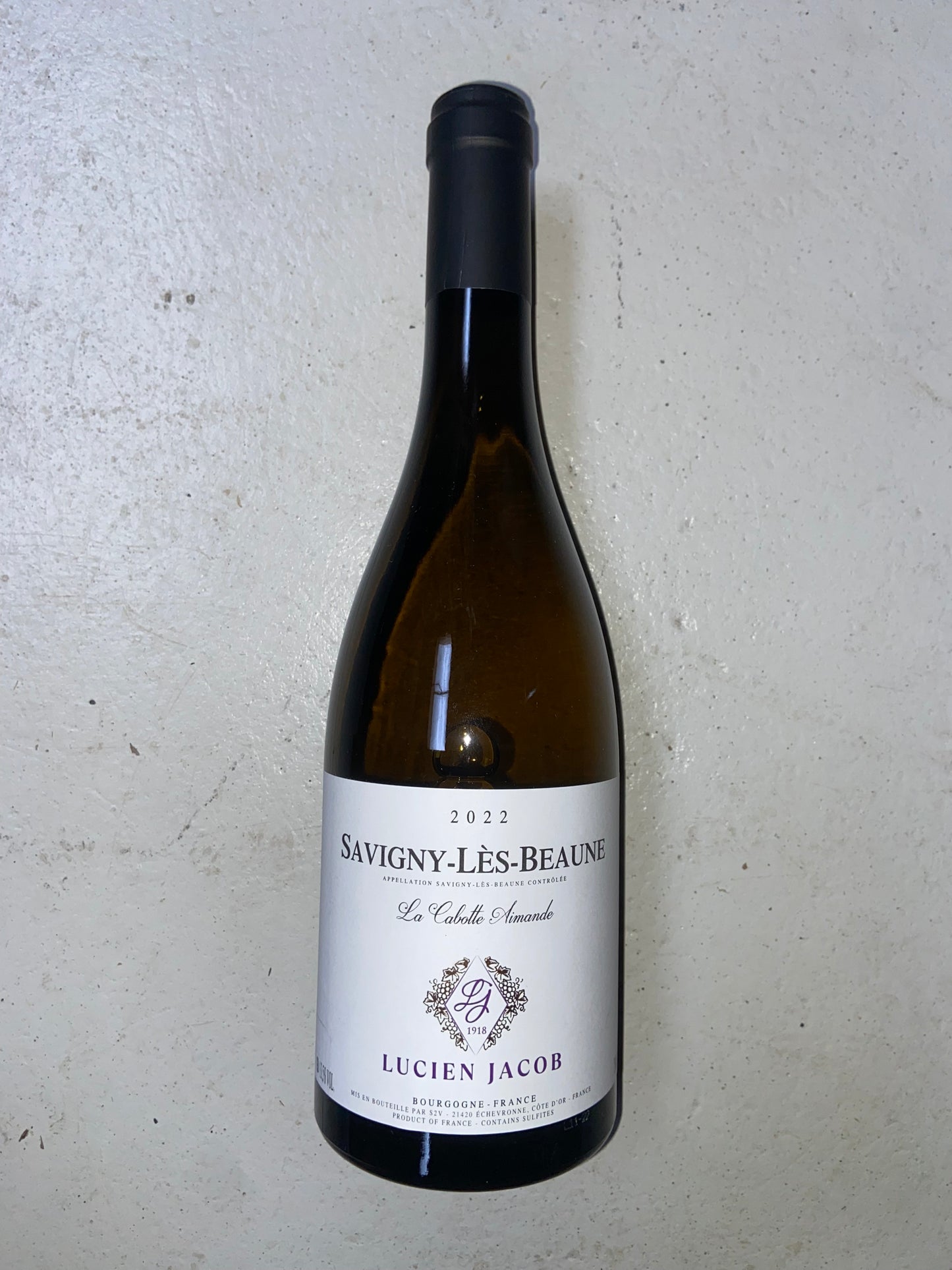 Lucien Jacob, Savigny-Lés-Beaune "La Cabotte Amandé" - Vinskabt